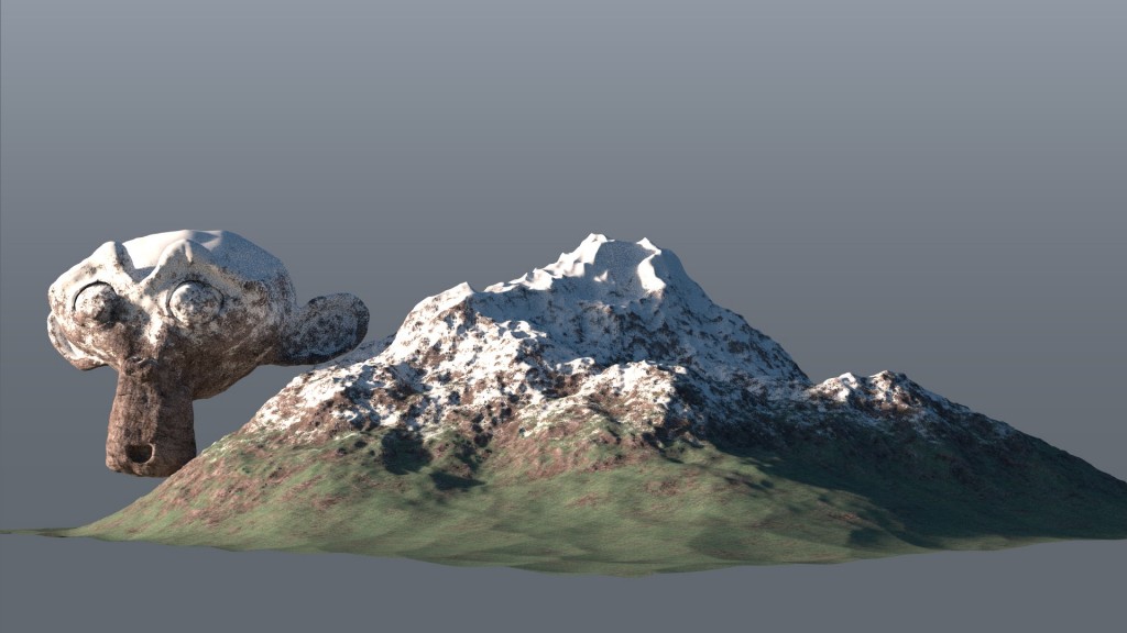 Mountain shader preview image 1